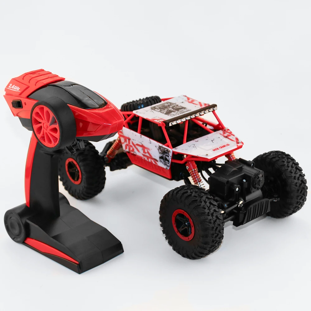 

2.4GHz RC Car 4WD Rock Crawlers Rally climbing Car 1:18 Double Motors Bigfoot Car Remote Control Model Off-Road Vehicle Toy