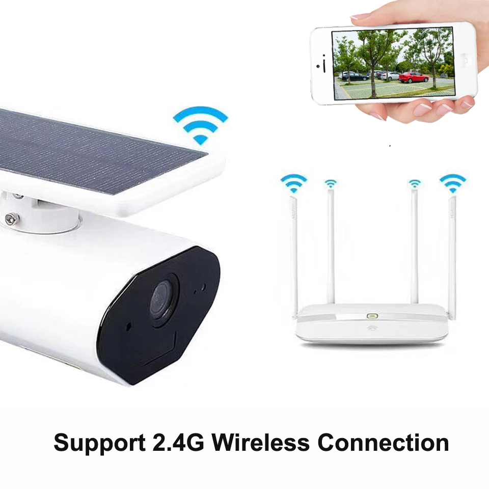 Wi Fi камера батарея питания безпроводная ip на солнечной батарейке CCTV низкое