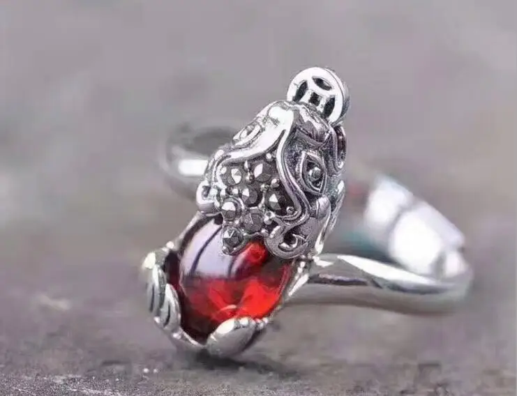 

S925 Silver Ring brave lucky ring