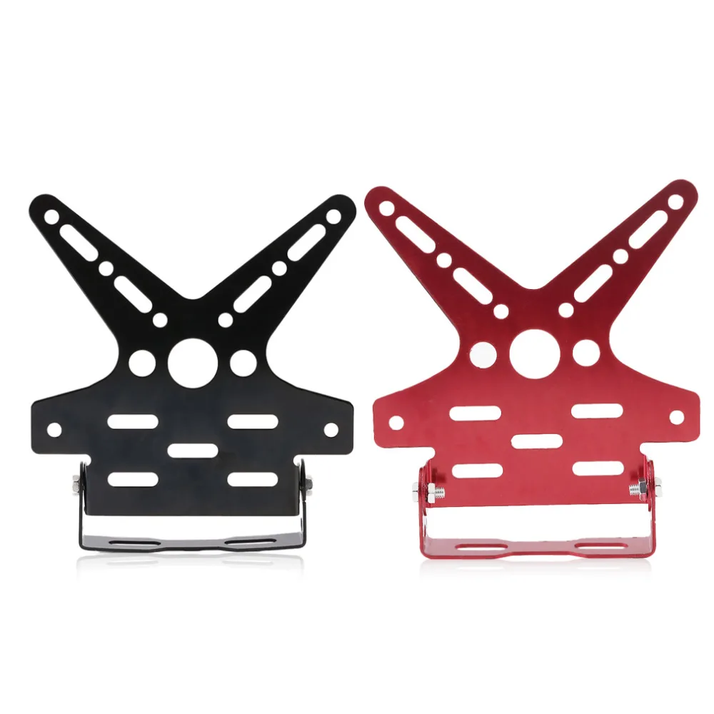 

2017 Motorcycle License Plate Holder Bracket Adjusted Frame Holder Trendy Style Multicolor Racing Universal Vehicle Accessories