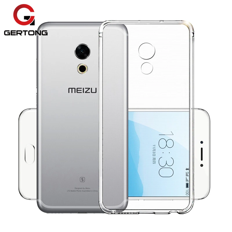 GerTong Transparent Case For Meizu M6 M5 M3 M2 Note M5S M5C Pro 6 7 Plus M3S Mini U10 U20 MX6 Silicone TPU Phone Bags Case Armor cases for meizu