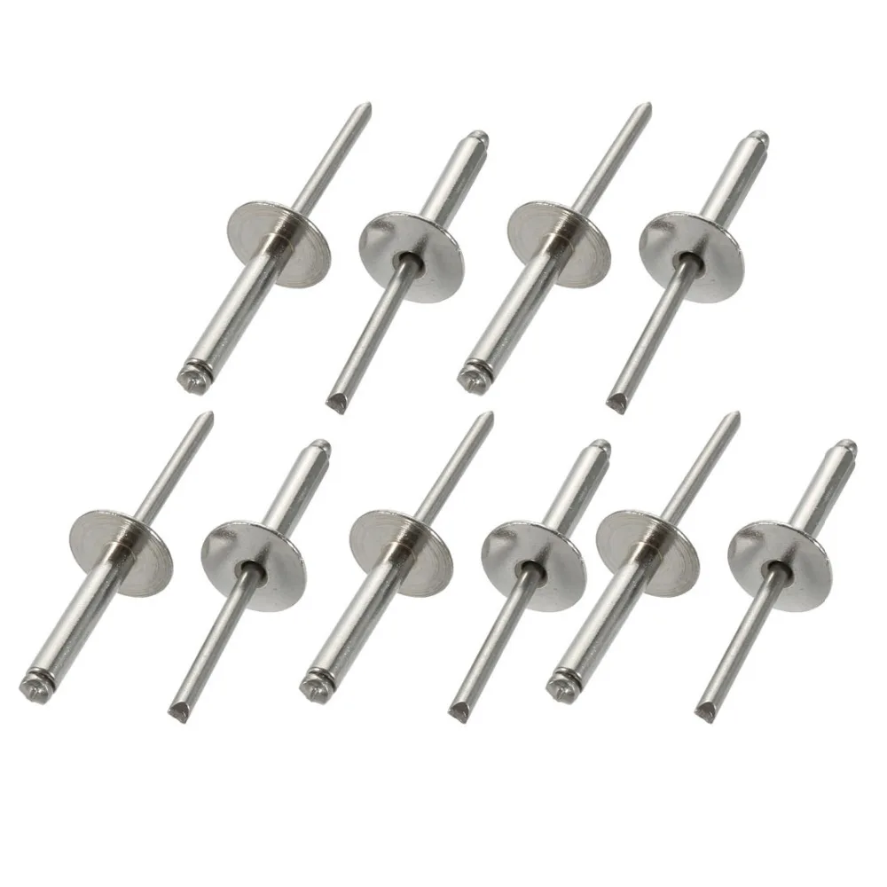 5 мм, 20 шт. заклепки 10 мм диаметр. 1-3. полуполые заклепки ручной инструмент. - 20 шт.