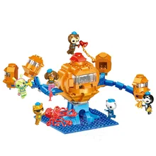 Octonauts Modelo Building Blocks Define Brinquedos Dos Desenhos Animados Peso Cracas Capitão Kwazii Shellington Dashi Figuras Compatível Legoedly