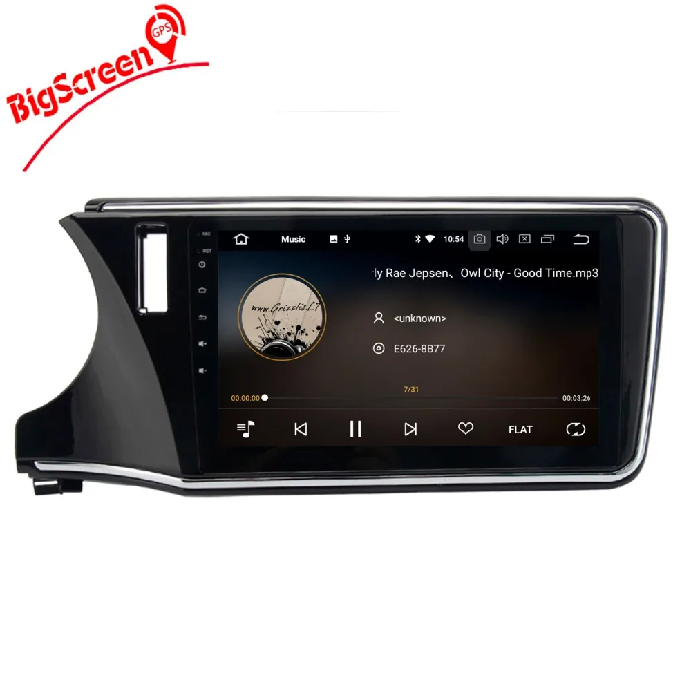 Excellent Newset Android8.0 Tesla style 8 Core 4GB RAM 32GB ROM Car No DVD Player GPS Navi For Honda city left 2015-2017 Unit Autoradio 3