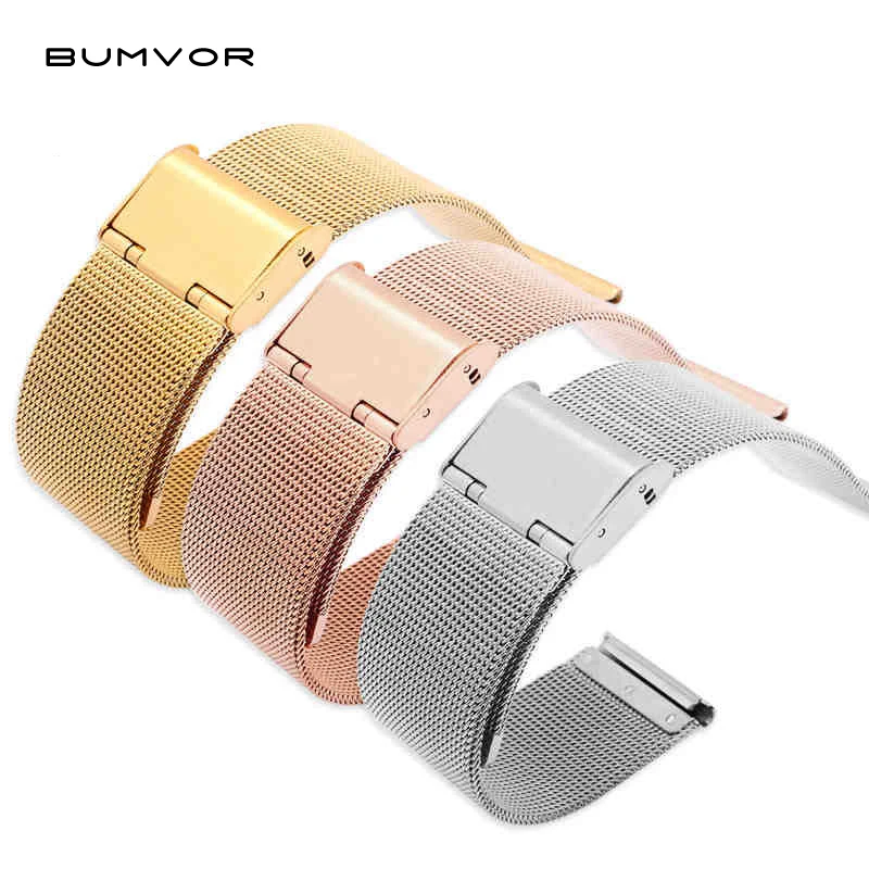 Milanese 12 14 16 18 20 22 24mm Black Silver Gold Rose Gold ultra-thin Stainless Steel milan Mesh Strap Bracelets Watch Band Milanese 12 14 16 18 20 22 24mm Black Silver Gold Rose Gold ultra-thin Stainless Steel milan Mesh Strap Bracelets Watch Band