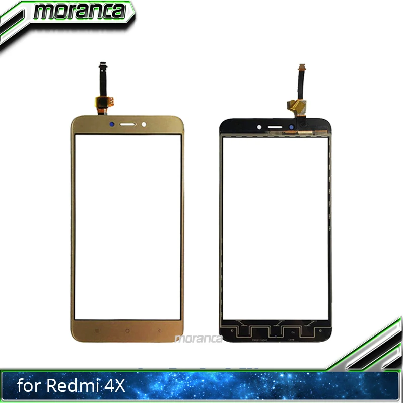 

5.0" Touchscreen for Xiaomi Redmi 4X Redmi4X Touch Screen Digitizer Front Glass Panel Sensor Front Lens Black White Gold