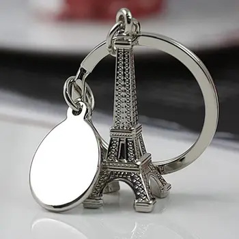 

3D Creative Style Retro Mini Eiffel Tower Keychain Keyring Keyfob Lover Gifts Key Chain