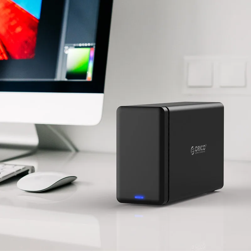  ORICO Raid 35 USB3.0 disco duro de aluminio carcasa externa USB3.0 a SATA3.0 HDD soporte 5Gbps UASP
