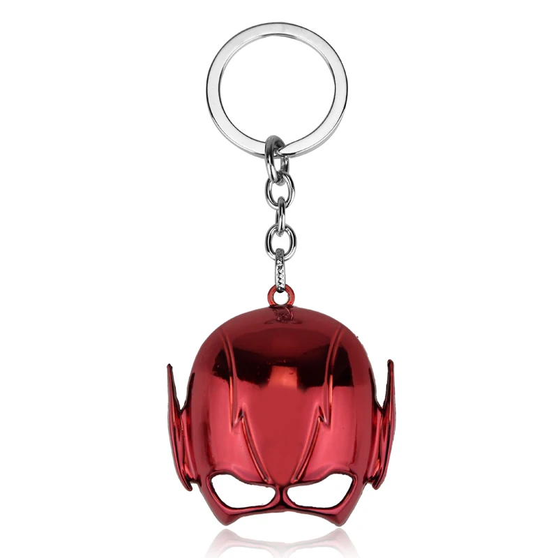 

Avengers Keyring DC Comics Superhero The Flash Red Mask Sleutelhanger Pendant Zinc Alloy Keychain drop shipping Movie Jewelry