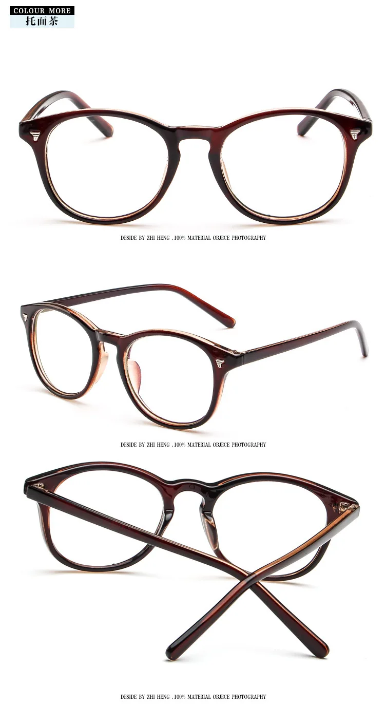 Ретро Винтажные круглые мужские очки, оправа со стрелкой, женские цветные прозрачные очки для чтения, женские очки для ленивых, компьютерные очки, оправа для очков