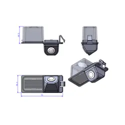 Для Ford Edge 2012 Побег Mercury Mariner HD CCD заднего вида Камера с 2.4 ГГц сигнала приемника и передатчика или проводной 6 м кабель