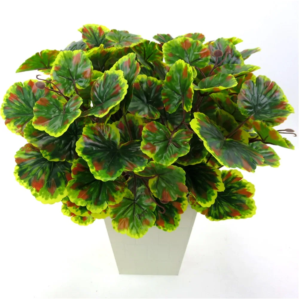 

6 Forks 36cm Green Hanging Plant Artificial Plant Green Radish Wall Home Decoration Balcony Decoration Flower Basket Accessories