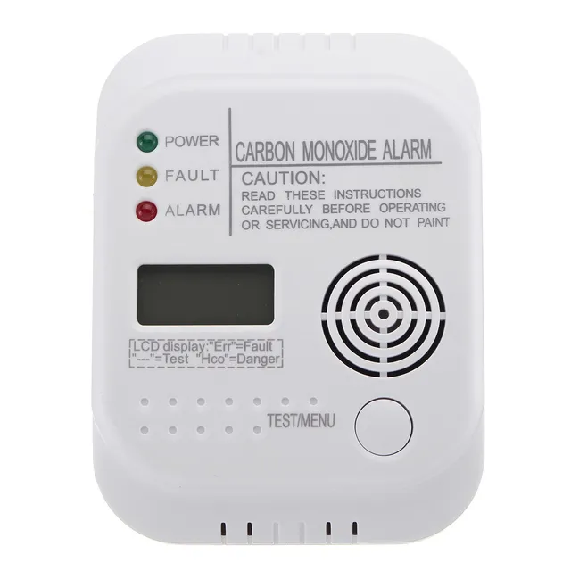 NEW CO Carbon Monoxide Alarm Detector LCD Digital Home Security Indepedent Sensor Safety