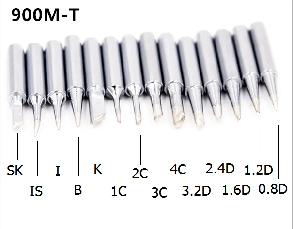 SZBFT смешанный тип 900M-T DIY паяльный наконечник сварочный для Hakko 936 907 паяльная ручка Saike 909D 852D+ 952D