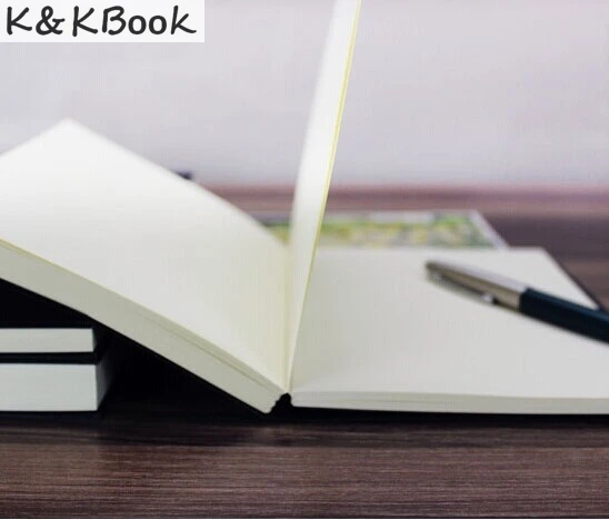 K & KBOOK винтажная даулин бумага пустые страницы альбом для эскизов канцелярские