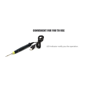 

5V 8W USB Powered Electric Soldering Iron Solder Pen Welding Gun Hand Tools Kit Fast Heating