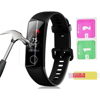 

Ultra Clear TPU Soft For Band 4 Full Screen Protector cover For Huawei Honor Band 4 sports SmartWatch Protective Film D20