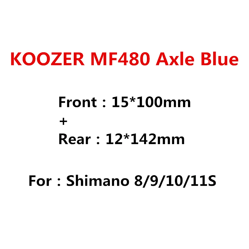 Blue 15x100 12x142 Koozer, новинка, MF480, 2/4, подшипники, ступица для горного велосипеда, 32 отверстия, велосипедные ступицы, QR/THRU, ступицы 24 T, полная передача, зубья, быстросъемные ступицы - Цвет: Blue 15x100 12x142