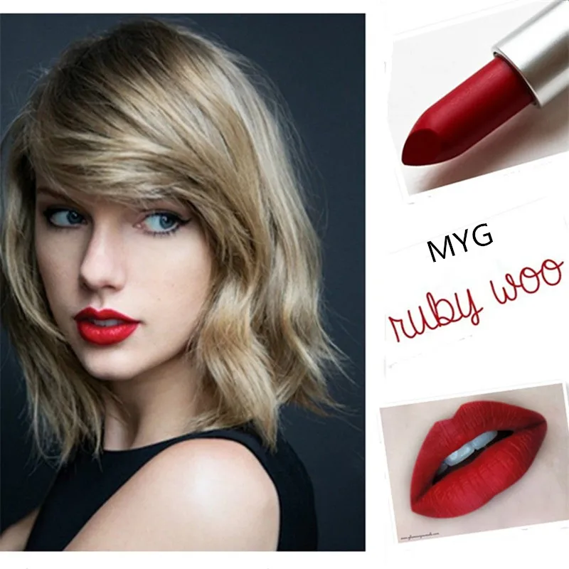 MYG помада косметика матовая член tint водостойкая карандаш matte lipstick matt черная