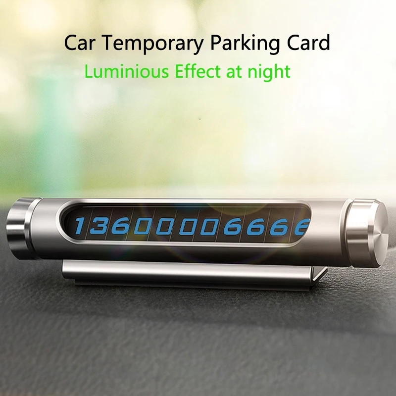

Car Styling Temporary Parking Card Luminious Night Light For Renault Koleos Megane Scenic Fluence Laguna Velsatis