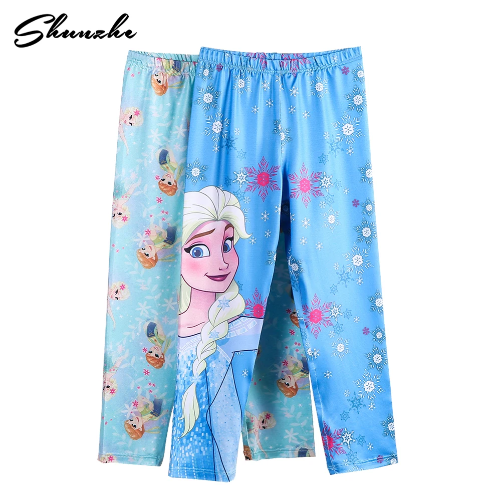 SHUZNHE Baby Girl Clothes Elsa FROZEN Princess Leggings Summer Children