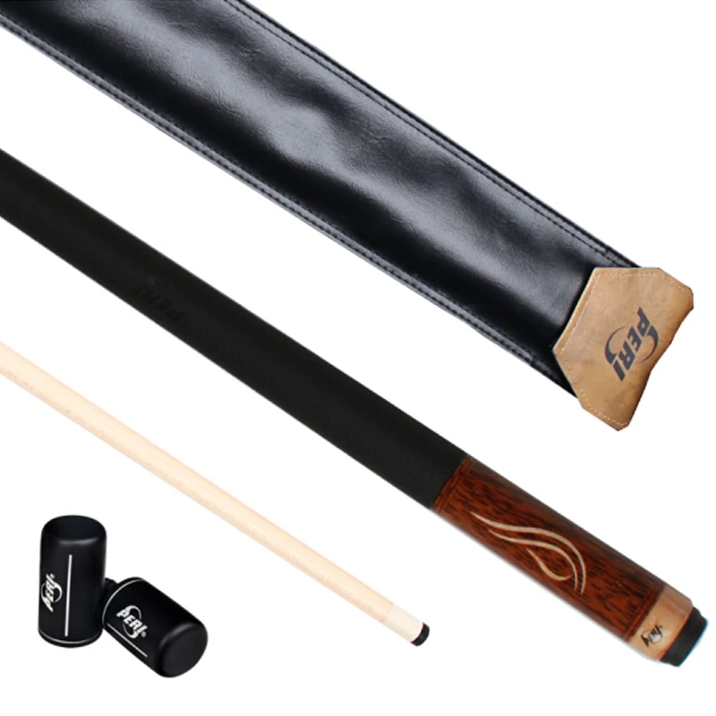 

NEW PERI Billiard Pool Cue Stick 12.75mm Tip JingYuan I Black 8 with Hard Pool Cue Case China V10-C