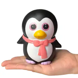 Мягкими очаровательными пингвинами медленно поднимающимися для выдавливания крема ароматизированные игрушки для снятия стресса против