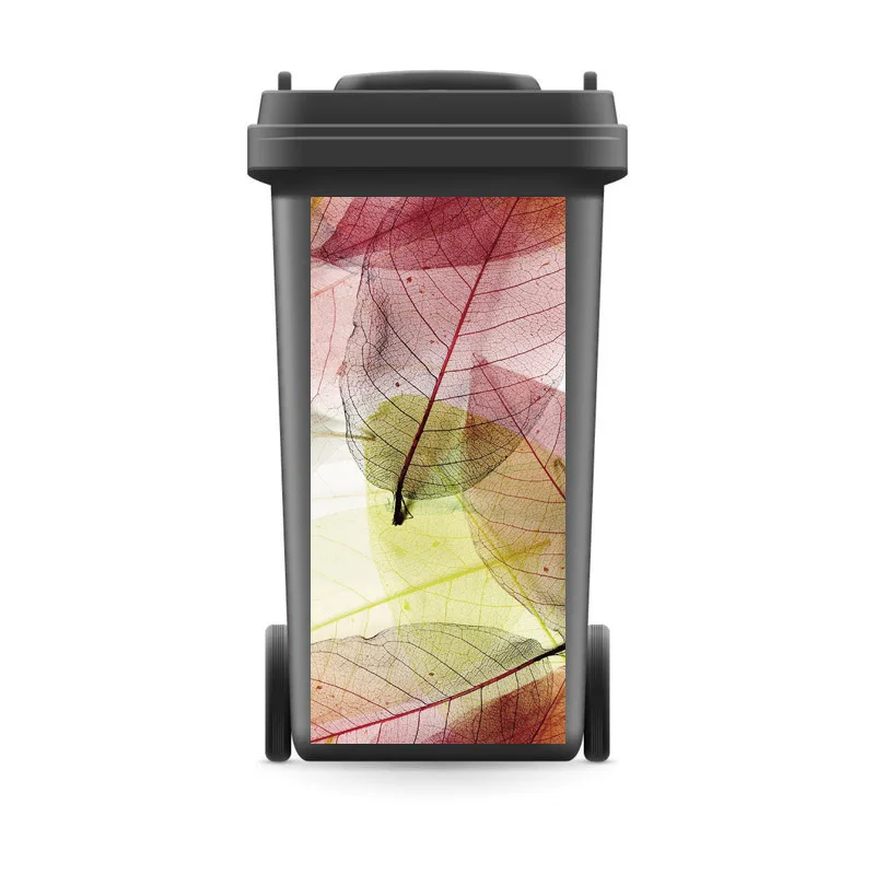 DIY Creative 3D Rubbish Bin Sticker Art Leaf Pattern Wall Mural Print Decal Removable self adhesive Kitchen Accessories | Дом и сад