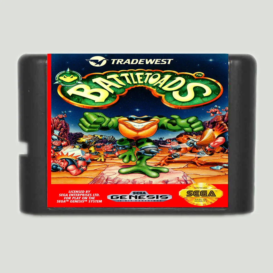 

Battletoads 16 bit SEGA MD Game Card For Sega Mega Drive For Genesis