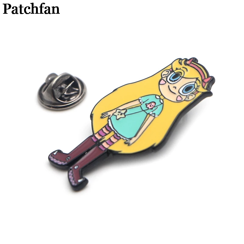 Patchfan Star vs the Forces of Evil цинковый сплав булавки для галстука значки para рубашка сумка Одежда Кепка рюкзак броши для обуви значки A2042