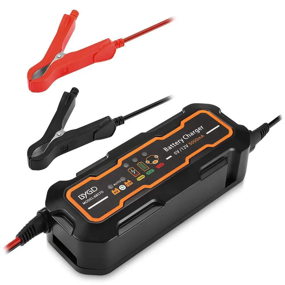 6V//12V 3A//5A Smart Car Battery Charger and Maintainer /& Desulfator Waterproof