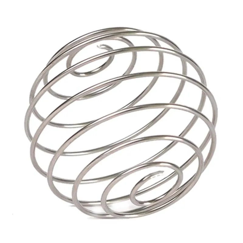 Stainless Steel Spring Ball Shake Cup Stir Ball Metal Spring Ball