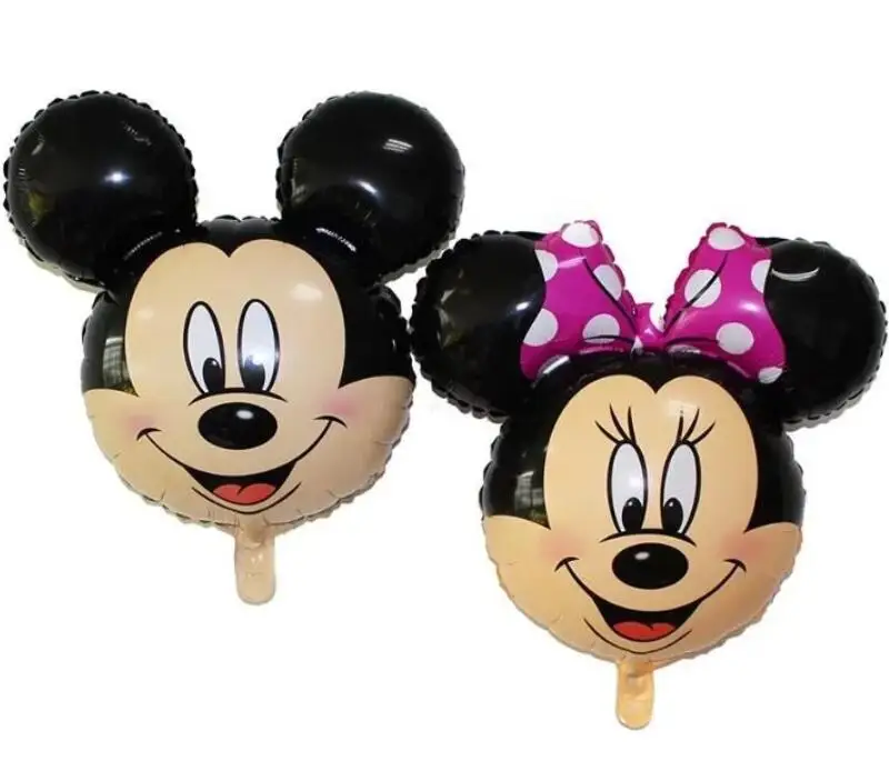 

Lovely Mickey Minnie head mini balloon baby shower children's birthday party decorating wedding supplies balloon toys