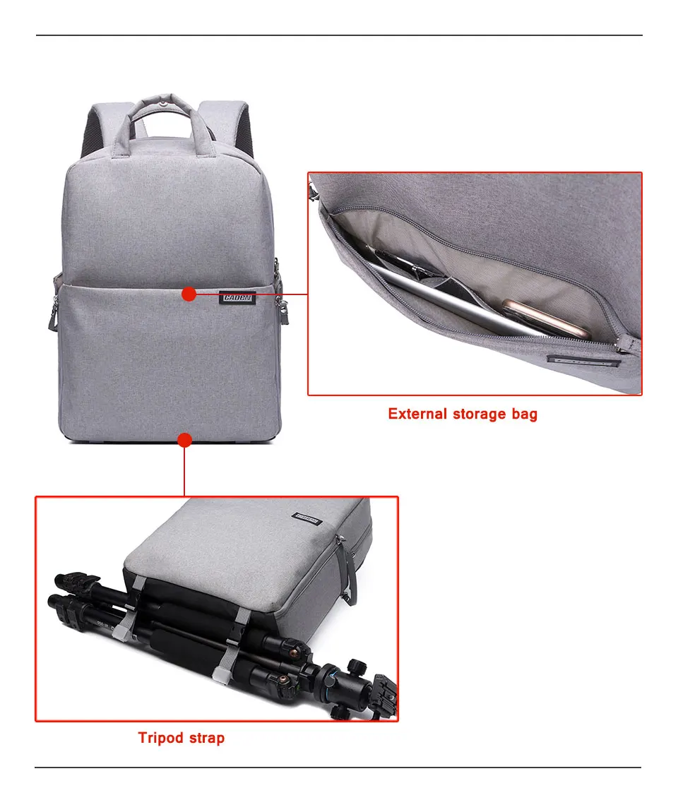 CADeN Dslr камера сумка водонепроницаемый фото рюкзак плечо ноутбук 1" Цифровая камера и объектив повседневные сумки чехол для Canon Nikon sony