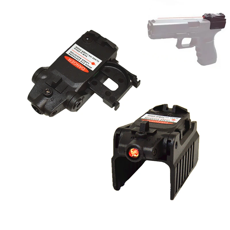 FIRECLUB Тактический Компактный пистолет ручной Красный лазерный прицел для Glock 17 18C