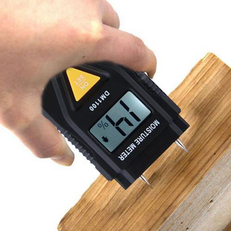 Wood Moisture Hygrometer Three - In - One Wood Cardboard Mixed Soil Digital Display5