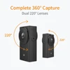 YI – caméra panoramique 360 VR à double objectif, haute résolution 5.7K, avec stabilisation électronique de l'image, couture intégrée 4K ► Photo 2/6