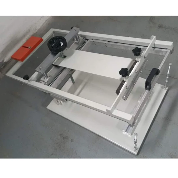 

manual container screen printing machine for single color