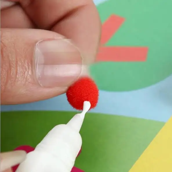 Комплект из 2 предметов для маленьких детей творческий DIY плюшевые картина "Боулинг" наклейки образования детей материал ручной работы Мультяшные головоломки ремесел игрушка wyq