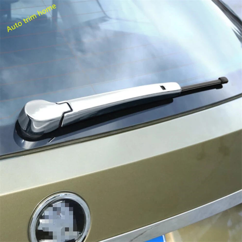 

Lapetus Rear Tail Windshield Window Wiper Frame Cover Trim Chrome Look Fit For Skoda Kodiaq 2017 2018 2019 / ABS
