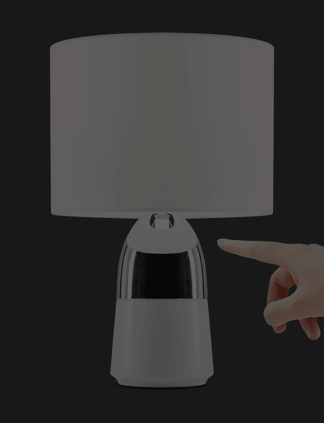 Настольная led лампа "deli" сенсорная (арт. Сенсорная лампа. Сенсорное управление лампой. Настольная лампа меняющая цвет. Настольная лампа ргб.