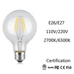 JSEX светодиодный лампы E26/E27 110 V/220 V светодиодный ламповая нить лампочка в виде початка кукурузы природы света белого лампы накаливания