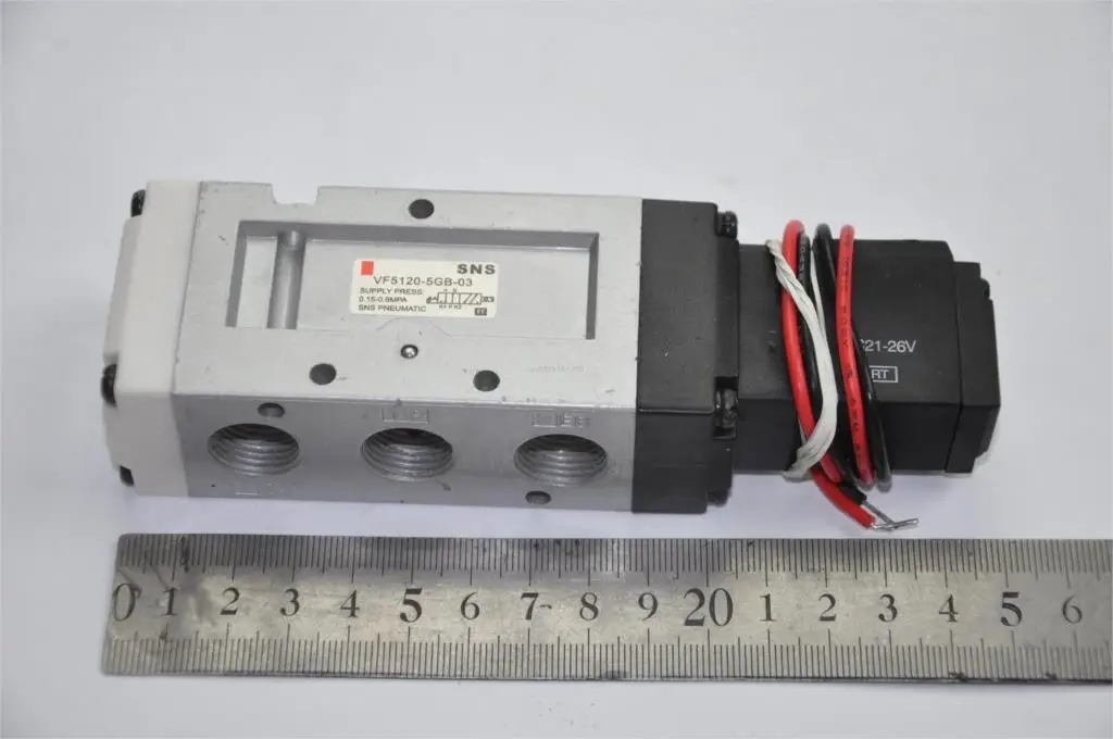 Электромагнитный пневматический клапан VF5120 5GB 02 3/8 &quotBSPT SMC тип DC24V 2/5WAY кабель