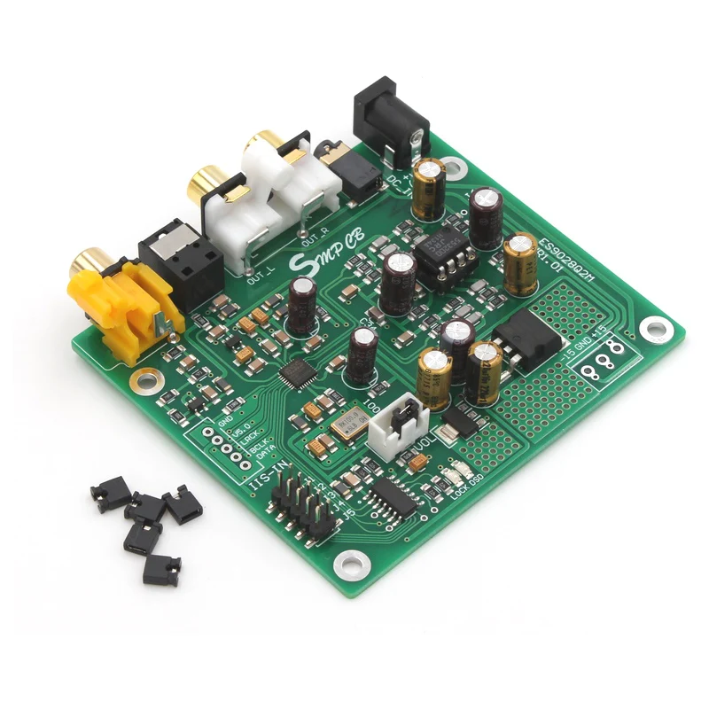 

ES9028 Q2M DAC DSD Decoder Board Supports IIS DSD 384KHz Coaxial Fiber Input Finished board