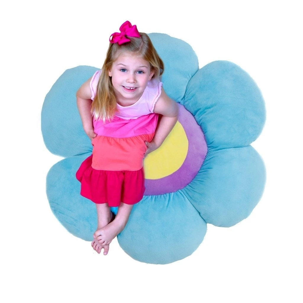 Soft and Cozy Flower Floor Pillow for Kids (2)