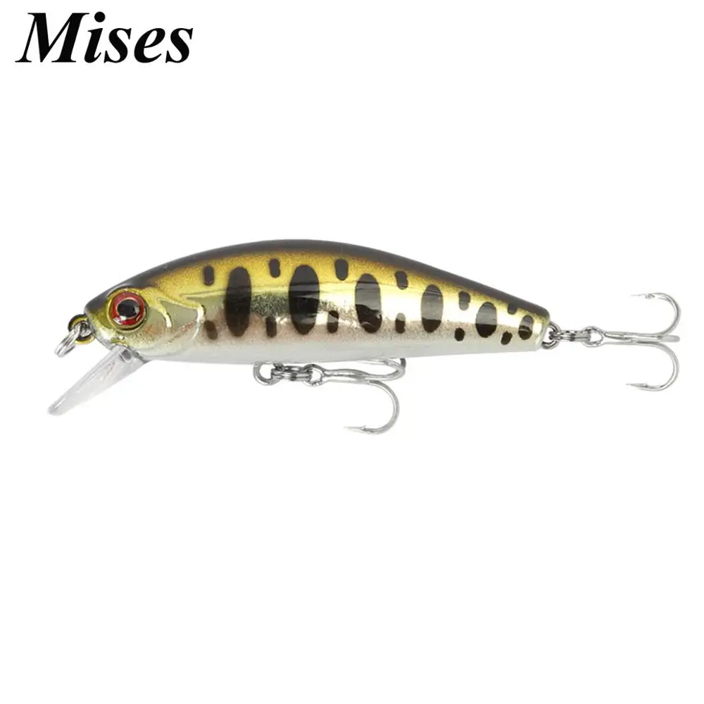 Приманка Mises Bionic Minnow 5 см 6 г 10 цветов длинная Тонущая искусственная приманка
