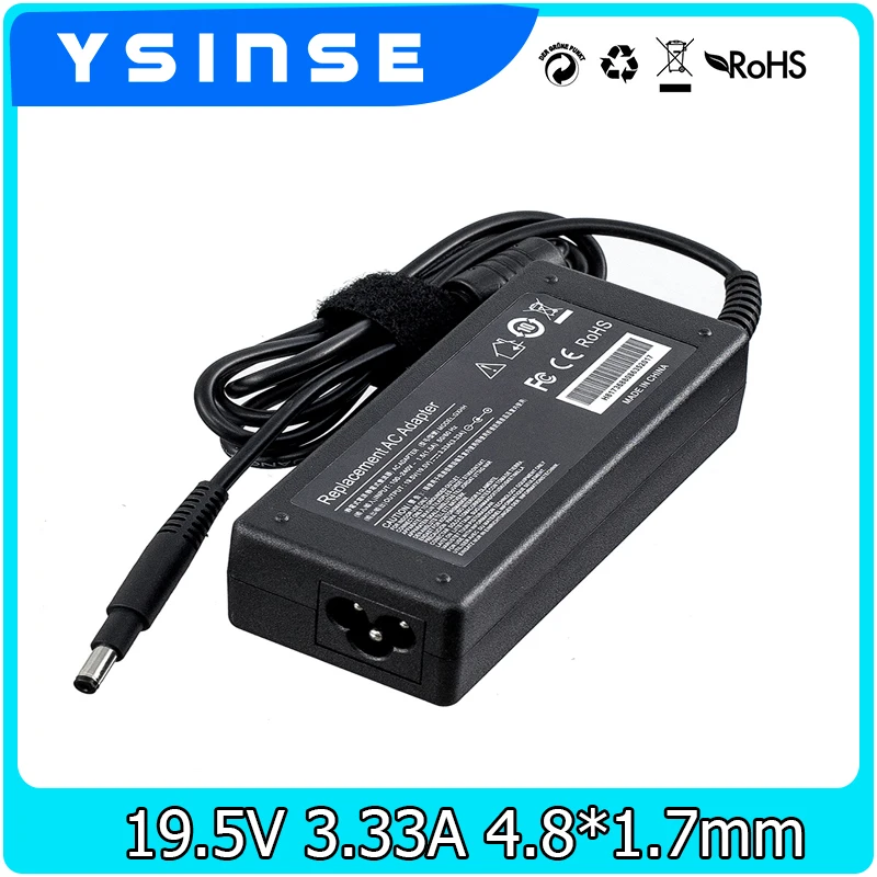 

19.5V 3.33A 65W Power Supply AC Adapter Charger For Hp Laptop Notebook ENVY 4 6 SLEEKBOOK 4 6 4.8*1.7mm