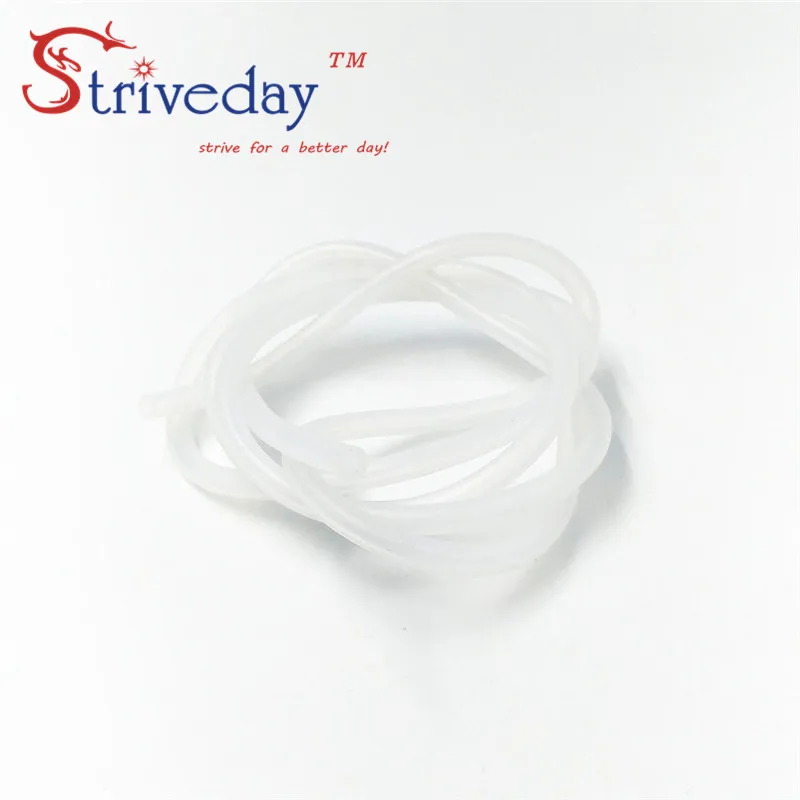 

5 meters/lot Silicone Flexible Tubing 4x6 mm food grade color transparent non-toxic, tasteless, high temperature