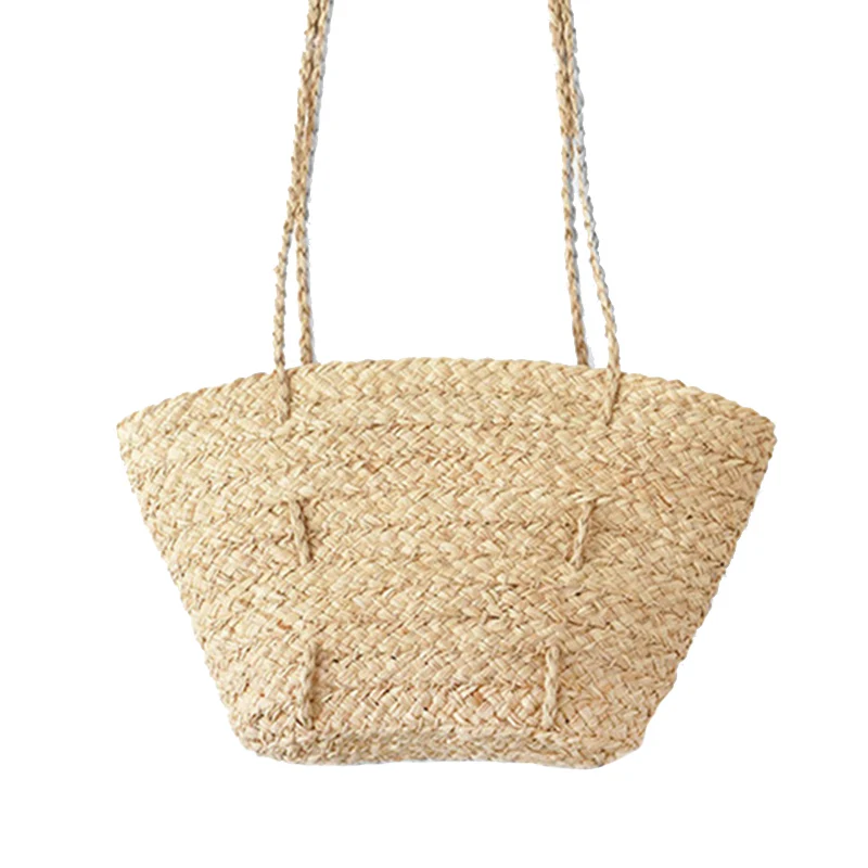 Women Straw Bags Female Summer Beach Shoulder Bag Lady Large Capacity Vintage Weave Bag High Quality Crossbody Basket Bag SS0390 (5)