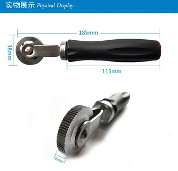 

High-grade plastic handle real roller complement tire pressure / pressure wheel rolling real wheel / tire car tire tool